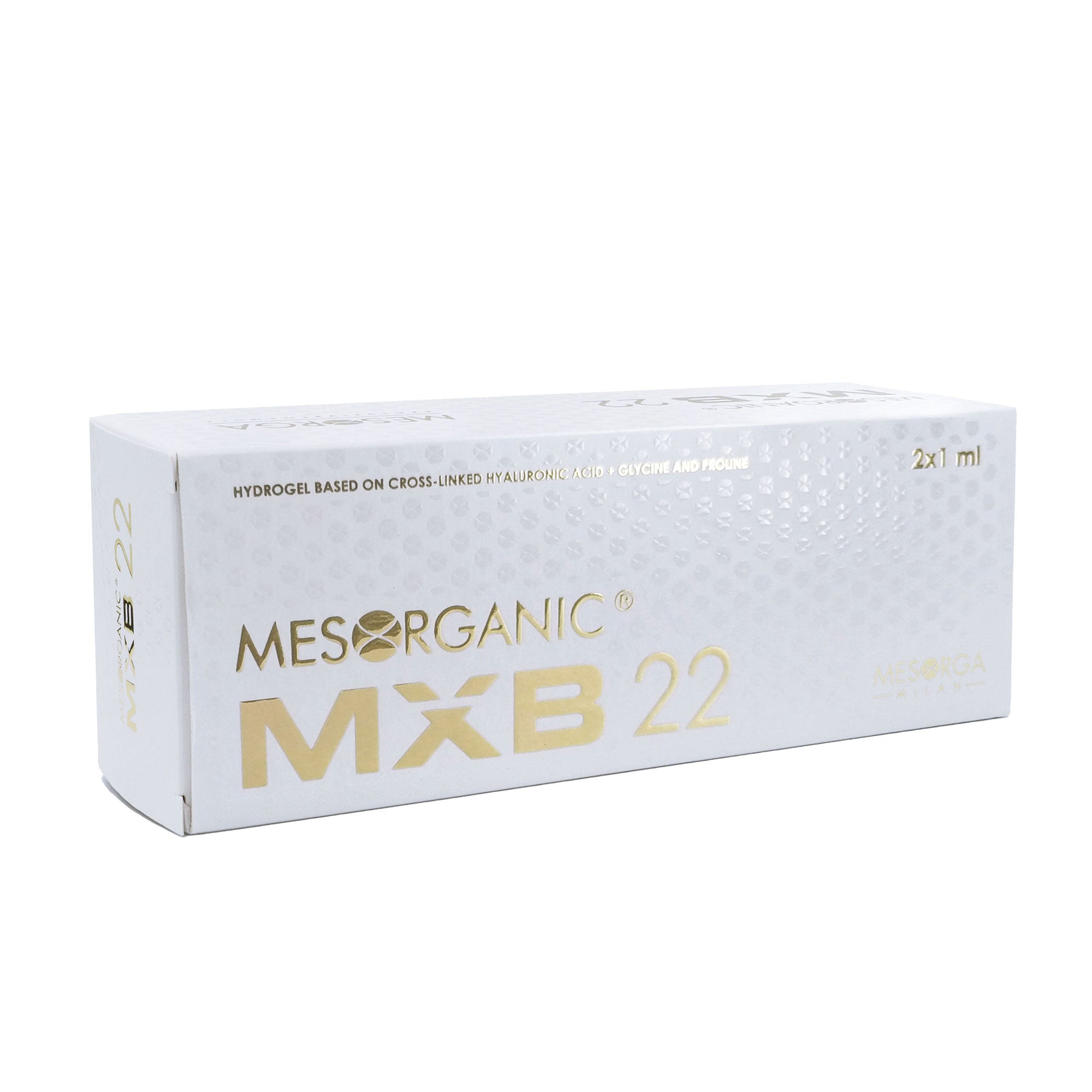 Mesorganic MXB 22 - Cross-linked Hyaluronic Acid + Proline and Glycine - Mesorga
