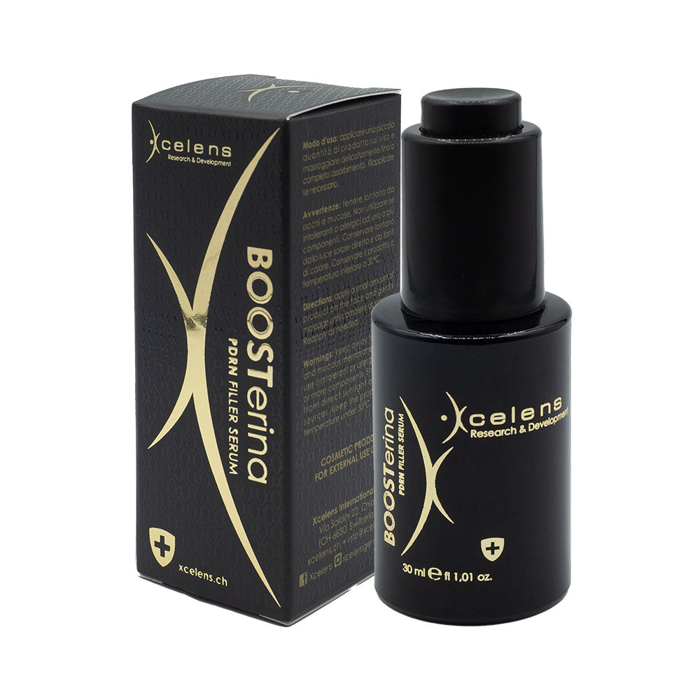 BOOSTERINA® Siero Filler PDRN (Sodium DNA) Acido Ialuronico e Glicogeno - Xcelens