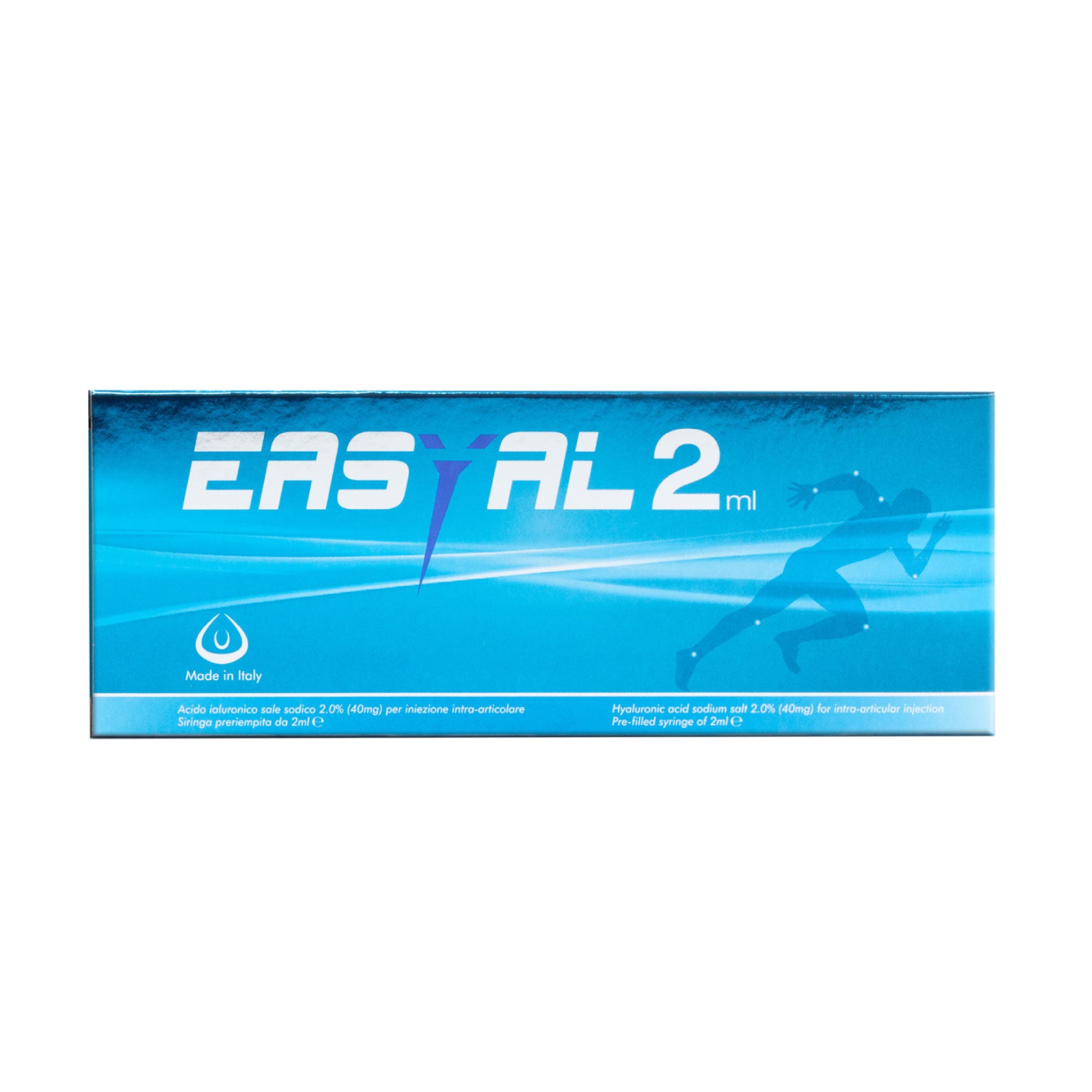 EASYAL 2ml - Sale di Acido Ialuronico - Trattamento Ottimale per Malattie Degenerative / Infiammatorie delle Articolazioni