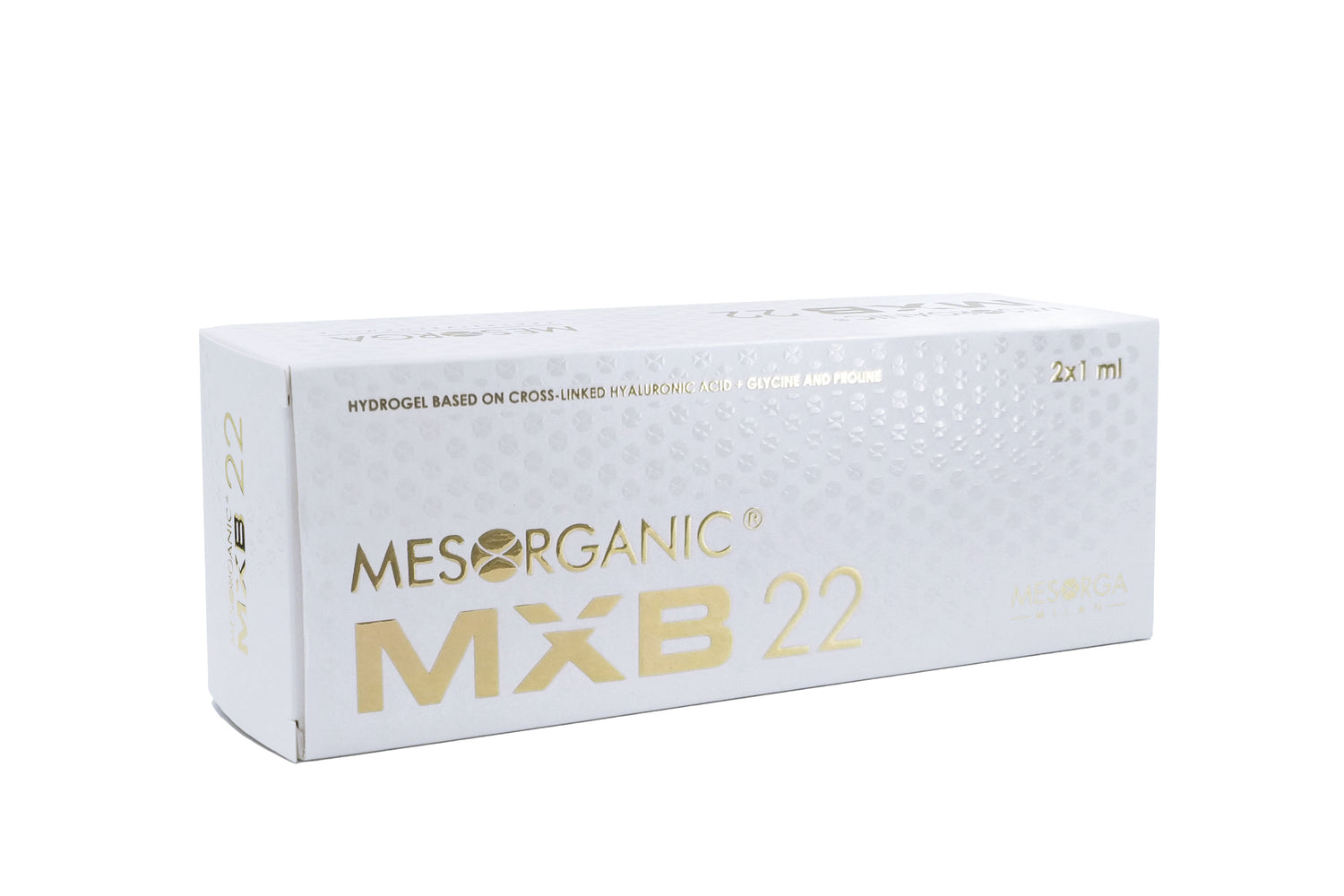 Mesorganic MXB 22 – Vernetzte Hyaluronsäure + Prolin und Glycin – Mesorga