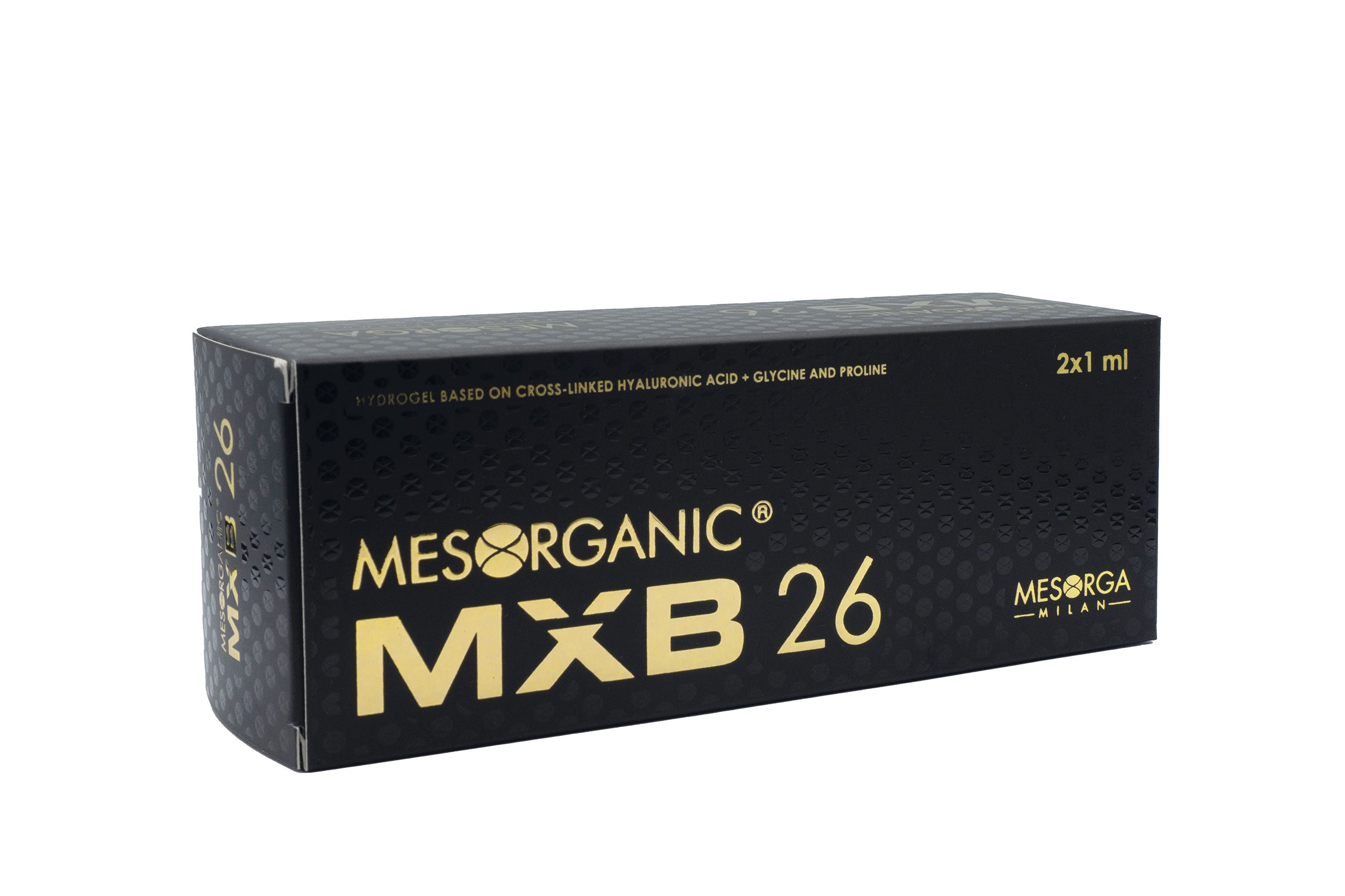 Mesorganic MXB 26 – Vernetzte Hyaluronsäure + Prolin und Glycin – Mesorga