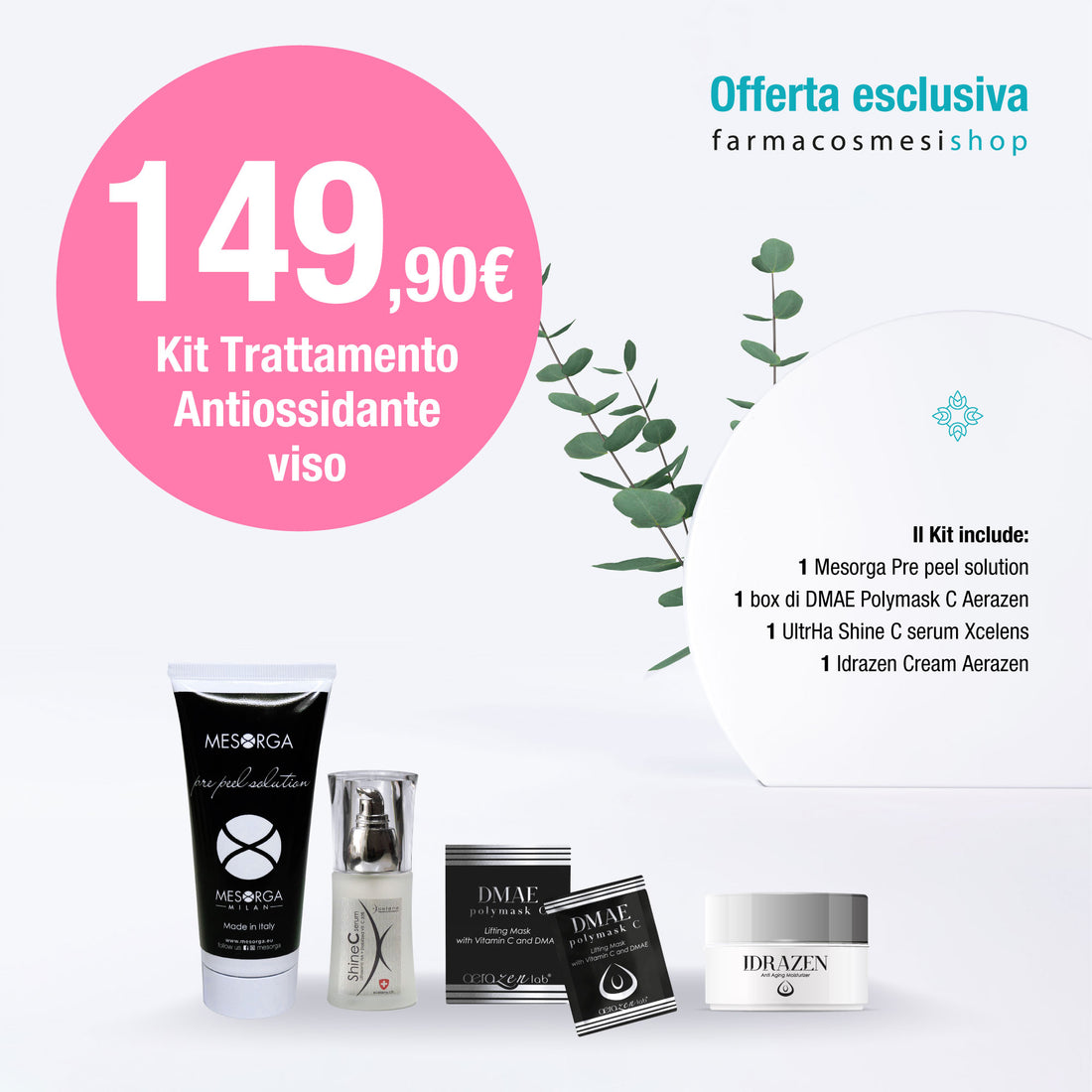 Kit Trattamento Antiossidante - Viso