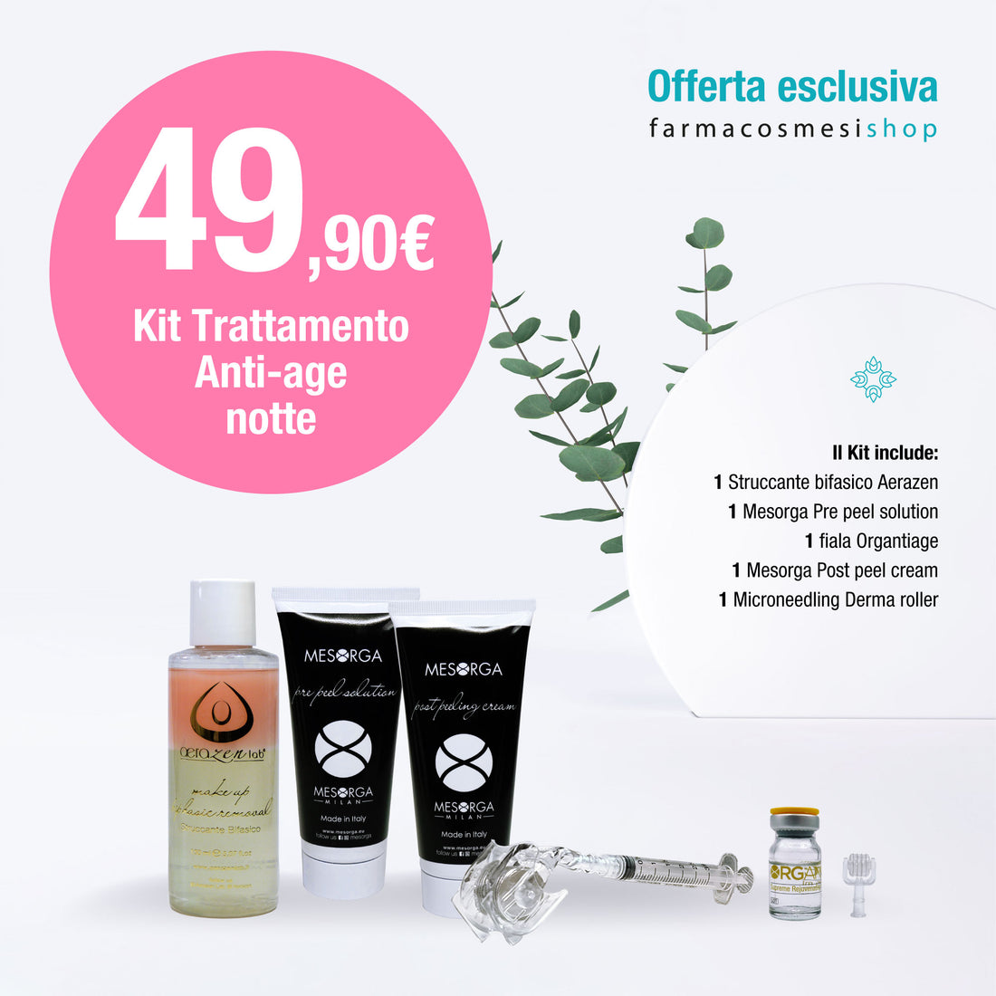 Kit Trattamento Anti-age notte - Viso