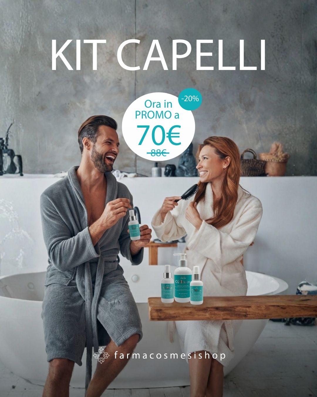 Kit Capelli Mesorga: OZO PUR, OZO VITAL e OZO BOOST