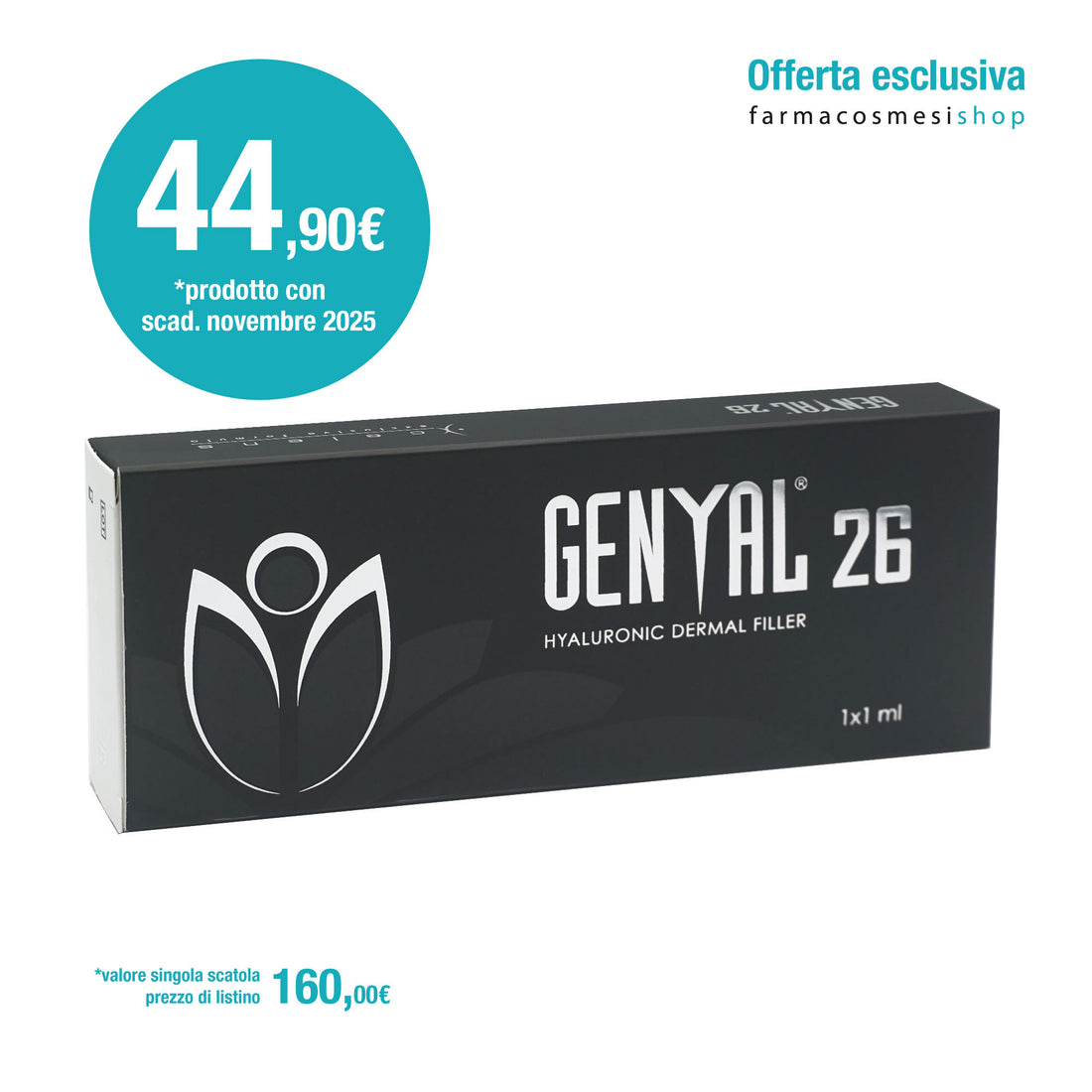 GENYAL 26 - Combleur hyaluronique pour rides de marionnettes - Xcelens