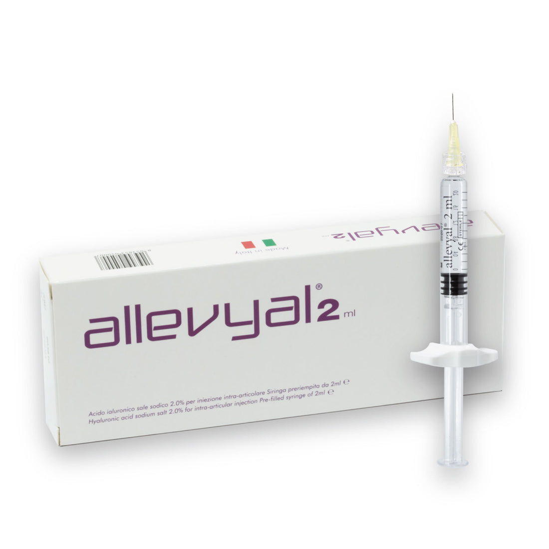 ALLEVYAL 2 ML - Hyaluronic Acid with High Viscosity Degree for Joints affected by OA