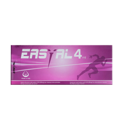 EASYAL 4ml - Sale di Acido Ialuronico - Trattamento per Malattie Degenerative / Infiammatorie delle Articolazioni