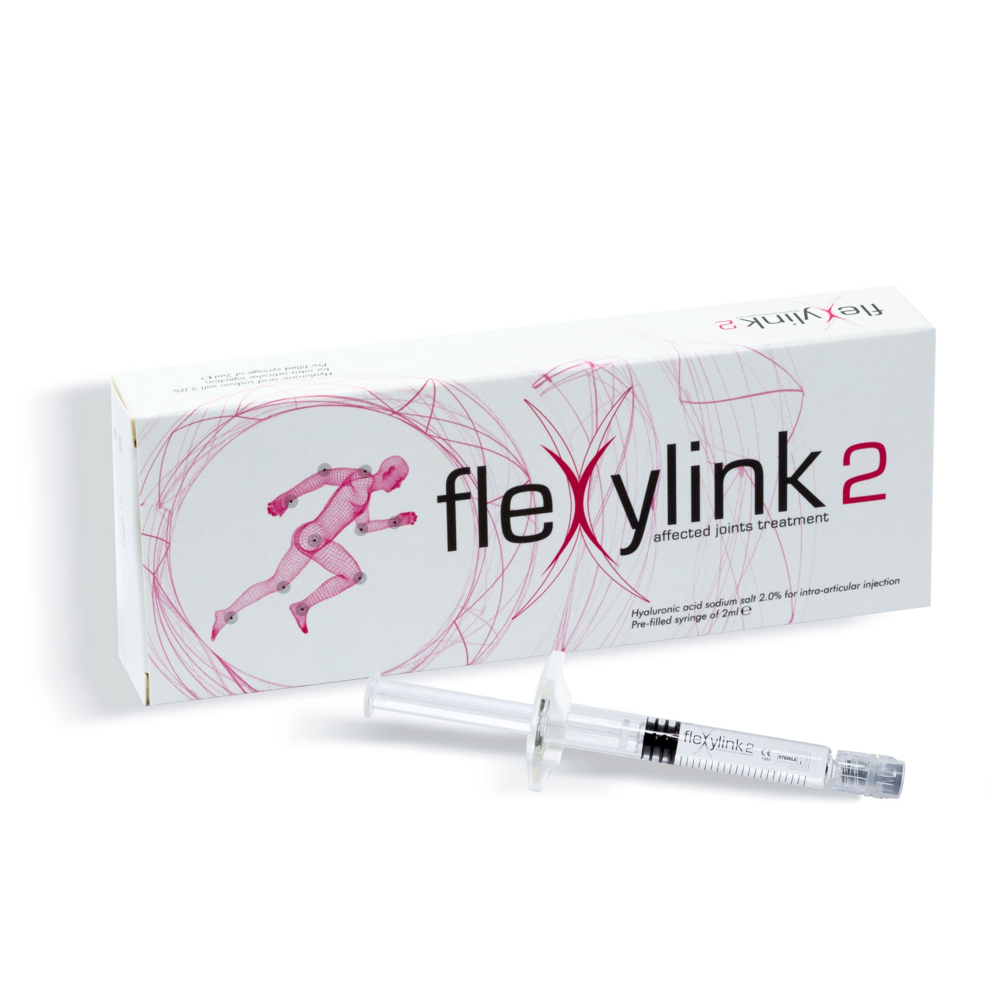 FLEXYLINK 2 - Acido Ialuronico ad Elevato Grado di Viscosità per Articolazioni affette da OA