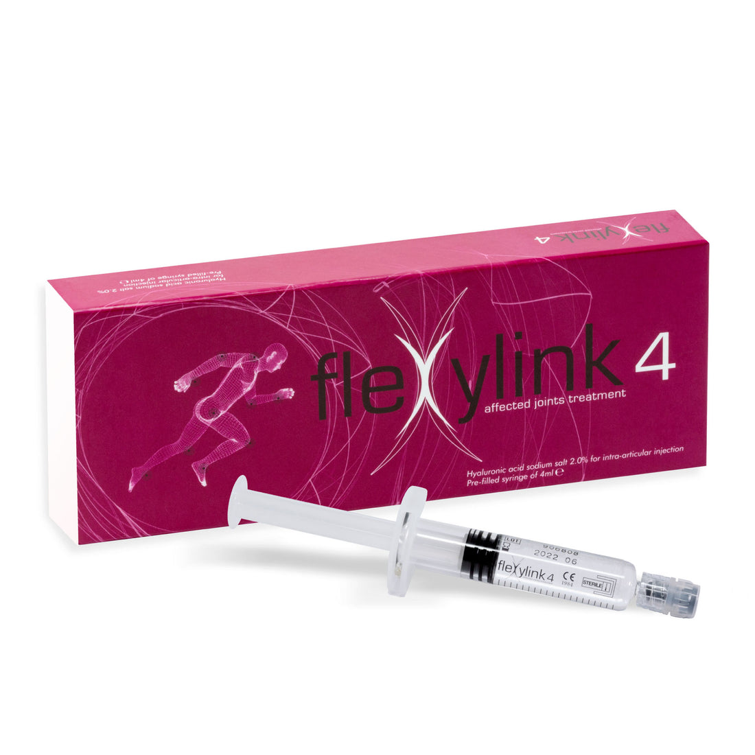 FLEXYLINK 4 - Γραμμικό υαλουρονικό οξύ με υψηλό βαθμό ιξώδους για αρθρώσεις που επηρεάζονται από οστεοαρθρίτιδα