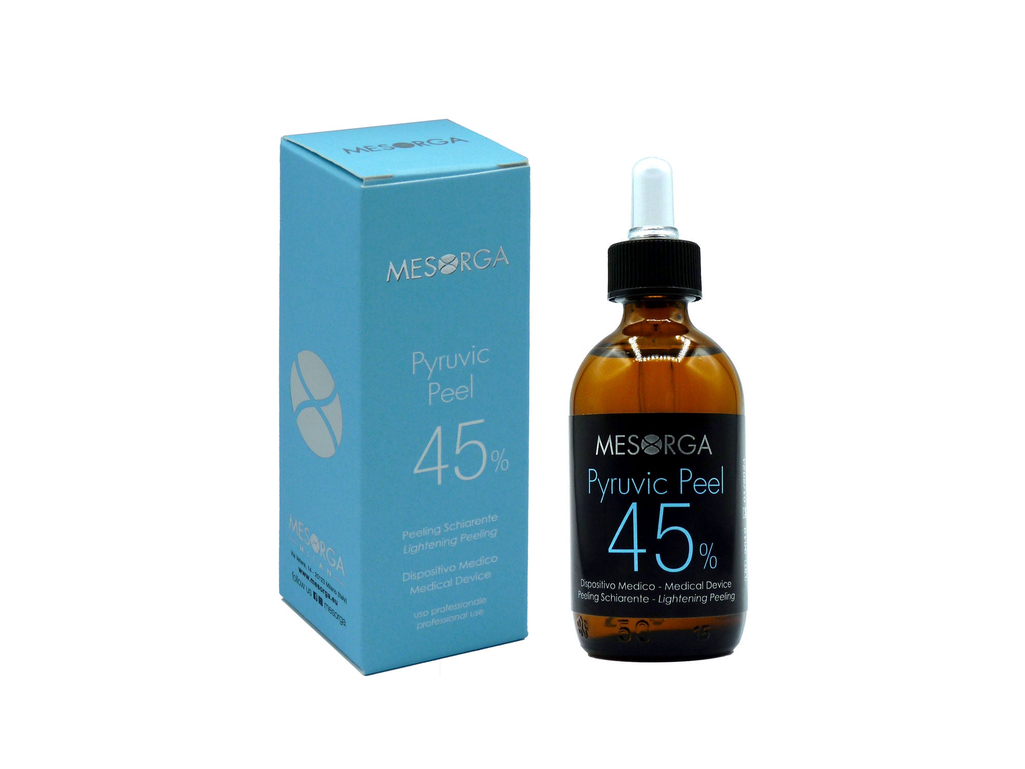 PYRUVIC Peel 45% - Peelings Schiarente Monocomponenti - Mesorga Scad. 01/2024